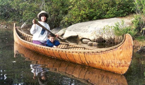 18' Fur-Trade type birchbark canoe