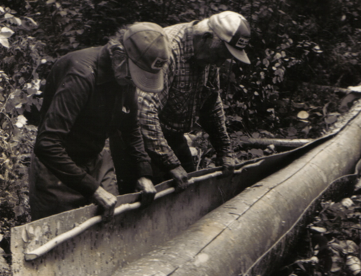 Scale Model Birchbark Canoes